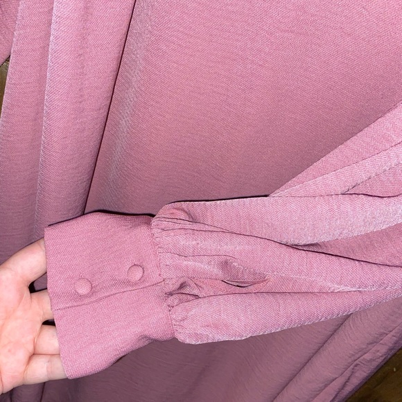 PINK LONG-SLEEVE DRESS - Picture 2 of 4